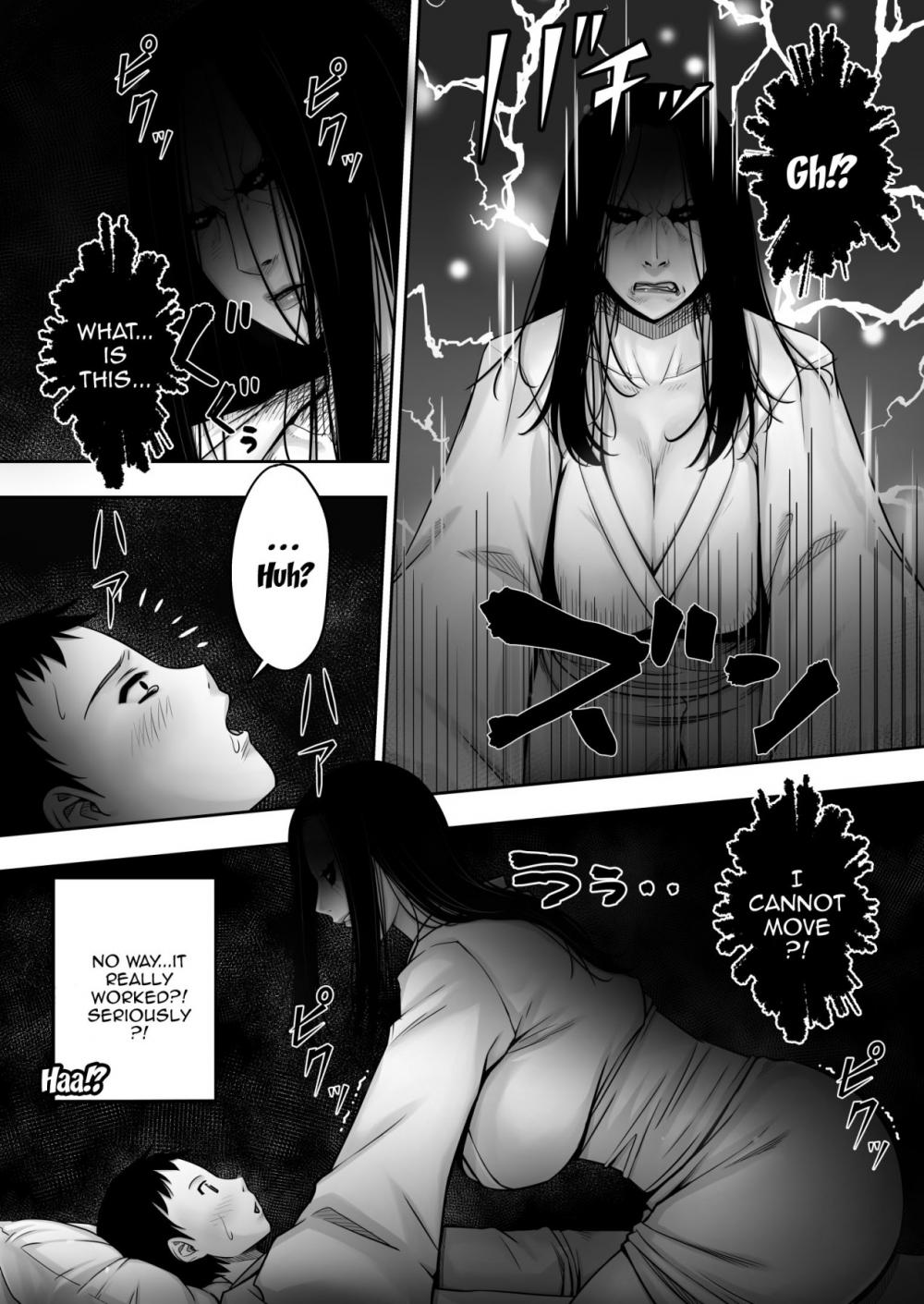 Hentai Manga Comic-The Results Of a Virgin Guy Fucking a Female Ghost That Haunts His Room-Read-5